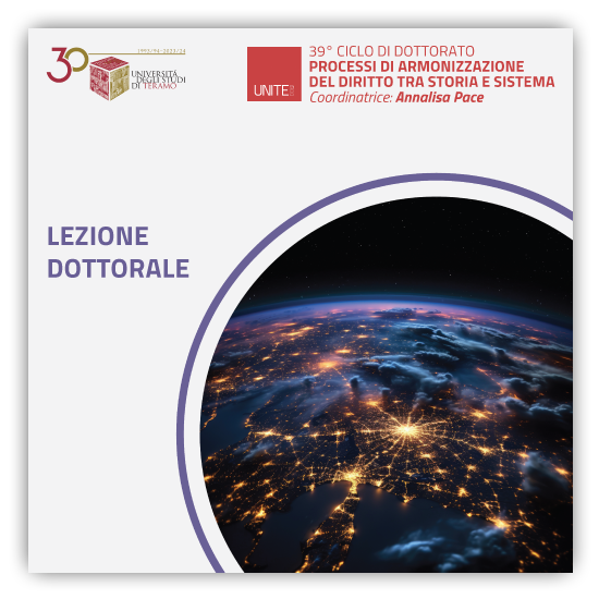 Dipartimento di Giurisprudenza: Lezione dottorale "Governance italiana dello spazio e space economy tra diritto e innovazione tecnologica