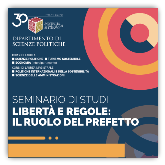 Dipartimento di Scienze politiche: seminario di studi "Libertà e regole: il ruolo del Prefetto"