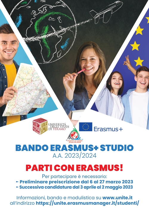 Bando Erasmus+ Studio A.A.2023/2024