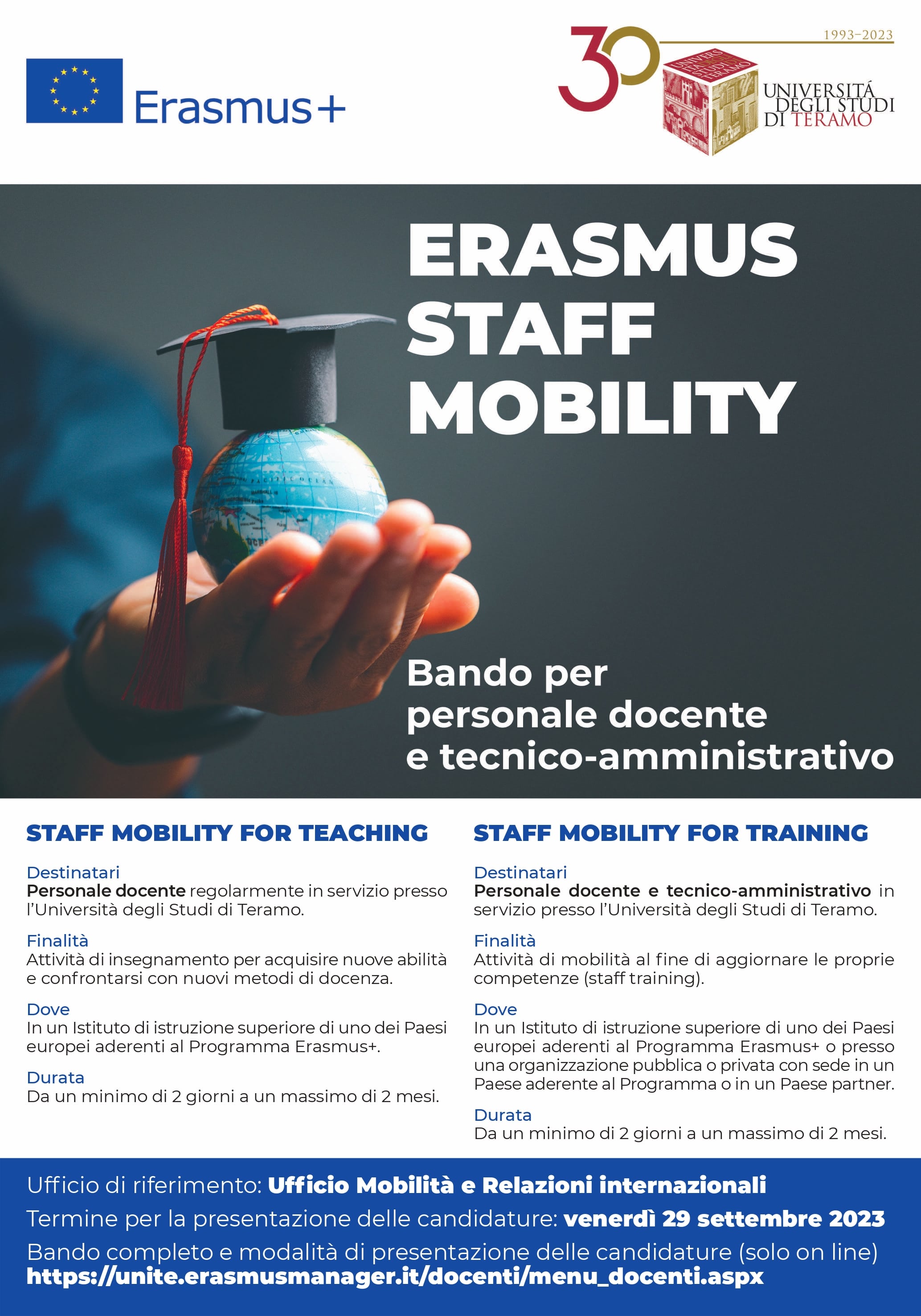 Erasmus staff mobility
