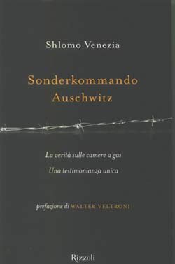 La copertina del libro "Sonderkommando Auschwitz"