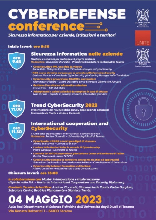Cyberdefense Conference - Sicurezza informatica per aziende, istituzioni e territori