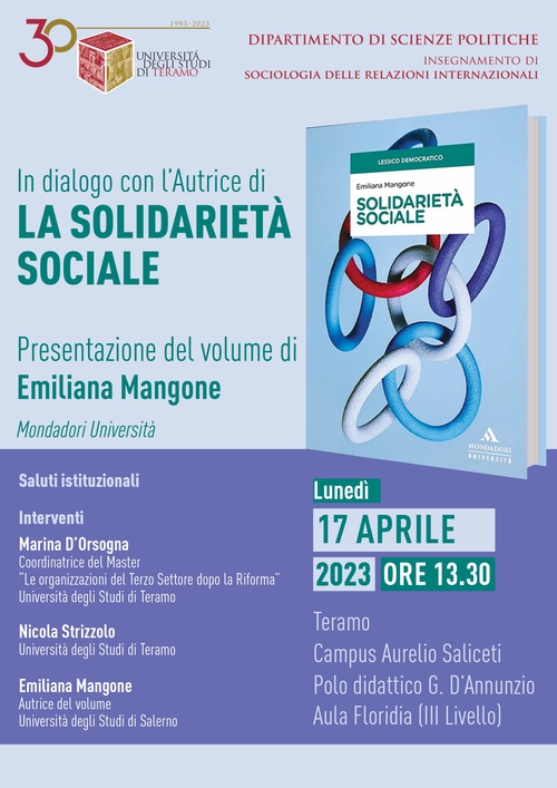 Presentazione del volume "La solidarietà sociale"