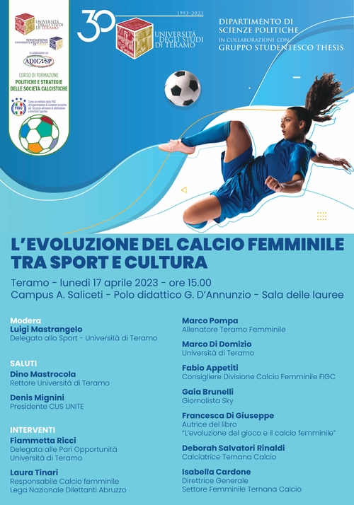 Convegno: L'evoluzione del calcio femminile tra sport e cultura