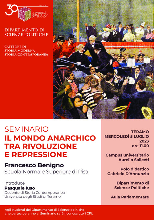 Seminario "Il mondo anarchico tra rivoluzione e repressione"