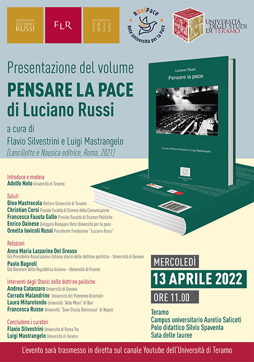 Presentazione del volume "Pensare la pace" di Luciano Russi