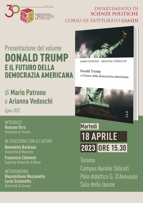 Presentazione del volume "Donald Trump e il futuro della democrazia americana"