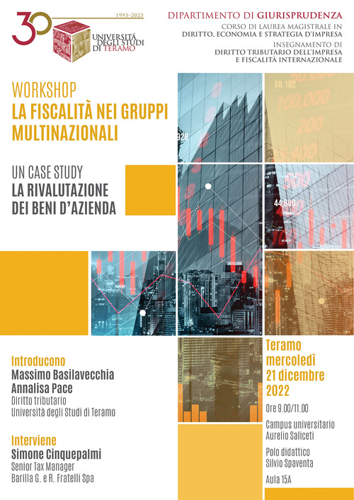 Workshop: La fiscalità nei gruppi multinazionali