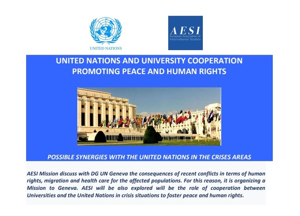 United Nations and University Cooperation Promoting Peace and Human Rights