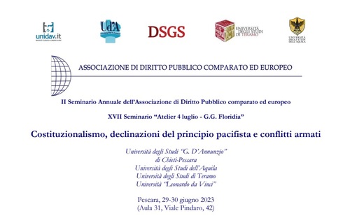 II Seminario Annuale dell'Associazione di Diritto Pubblico comparato ed europeo